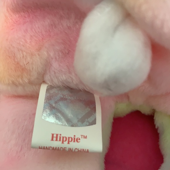 Ty Beanie Baby Retired Hippie Rainbow Rabbit - Picture 5 of 8